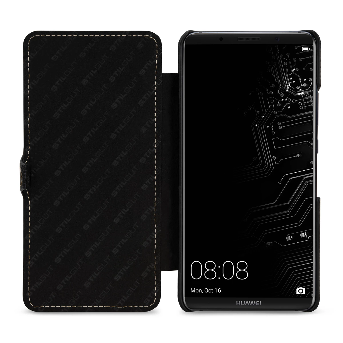 StilGut - Huawei Mate 10 Pro Tasche Book Type Mit Clip – Bild 2