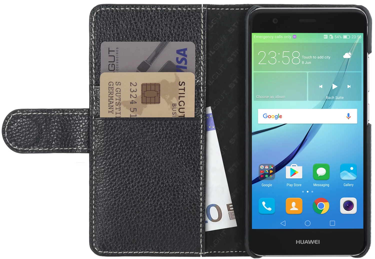 StilGut - Huawei Nova Hülle Talis Mit Kreditkartenfach 11 StilGut - Huawei Nova Hülle Talis Mit Kreditkartenfach – Bild 9