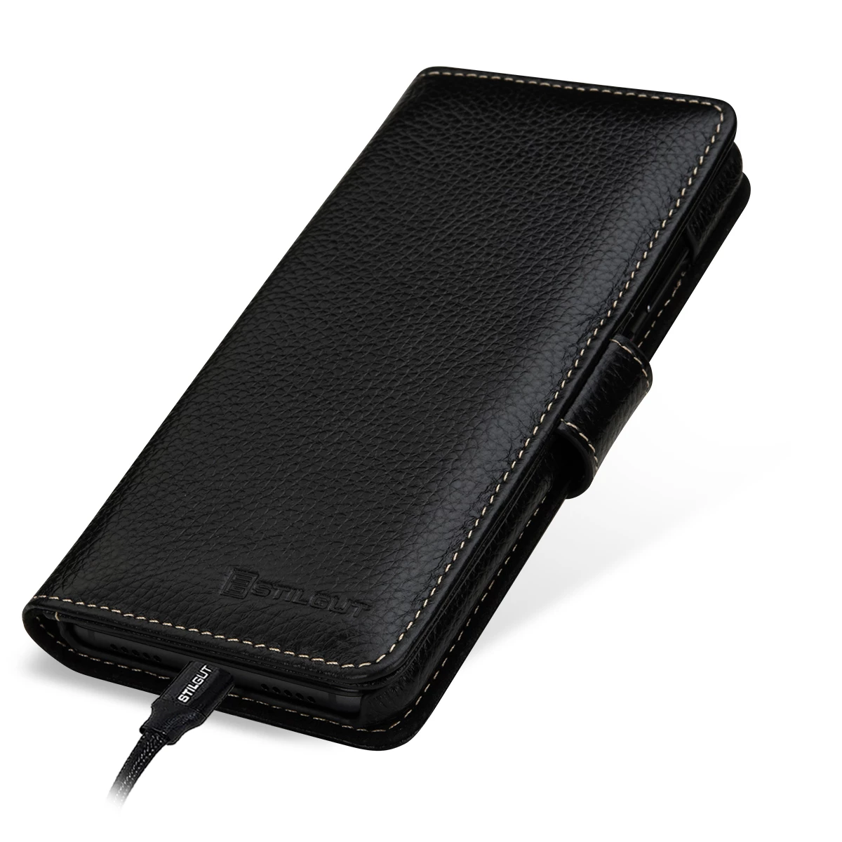 StilGut - Huawei P20 Hülle Talis Mit Kreditkartenfach 8 StilGut - Huawei P20 Hülle Talis Mit Kreditkartenfach – Bild 6