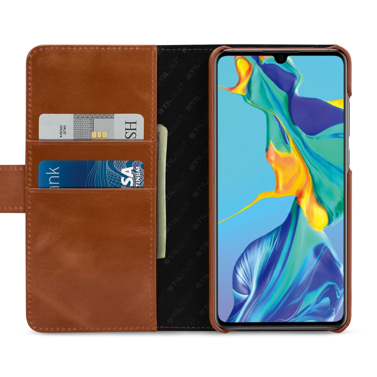 StilGut - Huawei P30 Hülle Talis Mit Kartenfach 10 StilGut - Huawei P30 Hülle Talis Mit Kartenfach – Bild 8