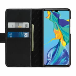StilGut - Huawei P30 Hülle Talis Mit Kartenfach 19 StilGut - Huawei P30 Hülle Talis Mit Kartenfach -StilGut Verkaufs-Shop huawei p30 huelle talis mit kartenfach schwarz nappa td 01