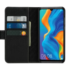 StilGut - Huawei P30 Lite Hülle Talis Mit Kartenfach -StilGut Verkaufs-Shop huawei p30 lite huelle talis mit kreditkartenfach schwarz w 02 1