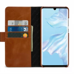 StilGut - Huawei P30 Pro Hülle Talis Mit Kartenfach -StilGut Verkaufs-Shop huawei p30 pro huelle talis mit kartenfach cognac td 01