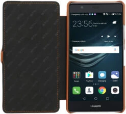 StilGut - Huawei P9 Plus Tasche Book Type Mit Clip -StilGut Verkaufs-Shop huawei p9 plus tasche book type mit clip cognac 0258f719e66c2d4