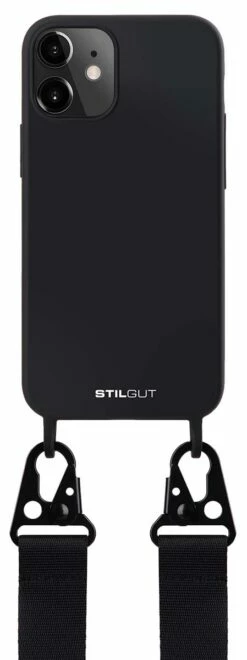 StilGut - Handykette Für IPhone 12 11 StilGut - Handykette Für IPhone 12 -StilGut Verkaufs-Shop iphone 12 lanyard case black 04