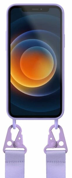 StilGut - Handykette Für IPhone 12 Mini 10 StilGut - Handykette Für IPhone 12 Mini -StilGut Verkaufs-Shop iphone 12 mini lanyard case purple 03