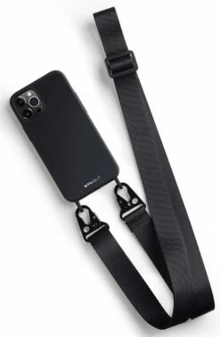 StilGut - Handykette Für IPhone 12 Pro Max -StilGut Verkaufs-Shop iphone 12 pro max lanyard case black 01