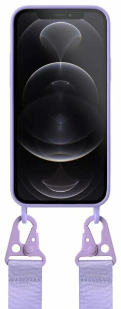 StilGut - Handykette Für IPhone 12 Pro Max -StilGut Verkaufs-Shop iphone 12 pro max lanyard case purple 03