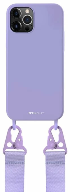 StilGut - Handykette Für IPhone 12 Pro Max -StilGut Verkaufs-Shop iphone 12 pro max lanyard case purple 04