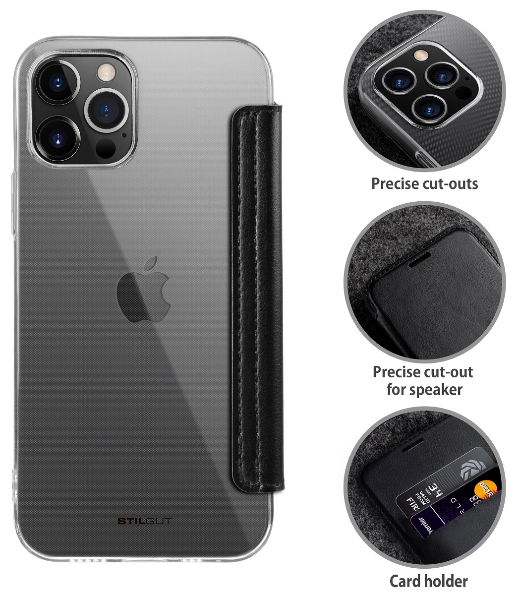 StilGut - IPhone 12 Pro Max NFC/RFID Blocking Hülle 4 StilGut - IPhone 12 Pro Max NFC/RFID Blocking Hülle – Bild 2