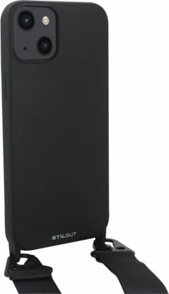 StilGut - Handykette Für IPhone 13 Mini -StilGut Verkaufs-Shop iphone 13 mini lanyard case black 01