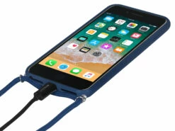 StilGut - Handykette Für IPhone SE Mit Lederrückseite -StilGut Verkaufs-Shop iphone se 2020 smartphone necklace blue 04