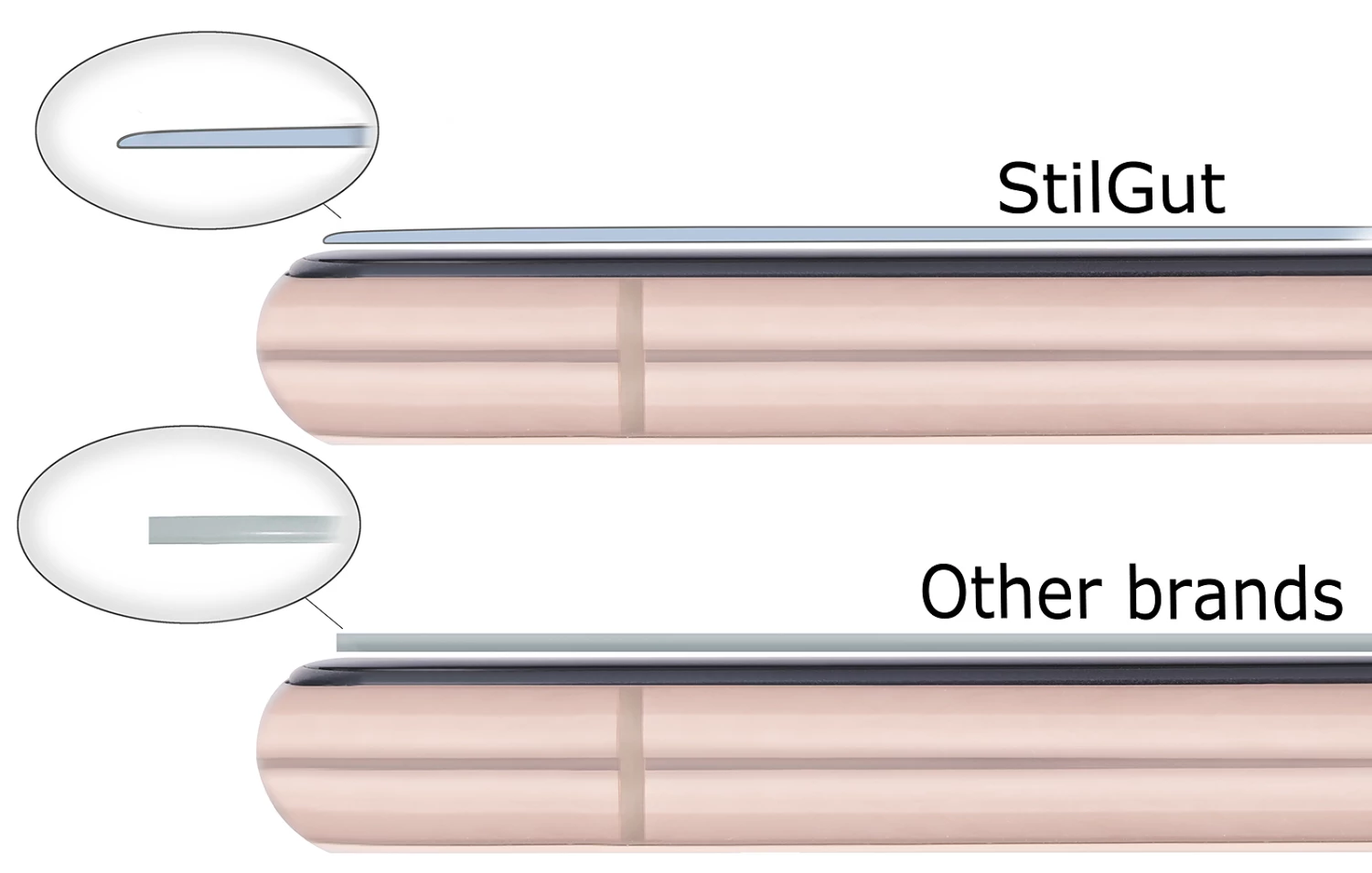 StilGut - IPhone XS Max Panzerglas 3D Full Cover 7 StilGut - IPhone XS Max Panzerglas 3D Full Cover – Bild 5