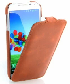 StilGut - UltraSlim Case Für Samsung Galaxy S4 I9500 & I9505 -StilGut Verkaufs-Shop ledertasche samsung galaxy s4 cognac 50 1