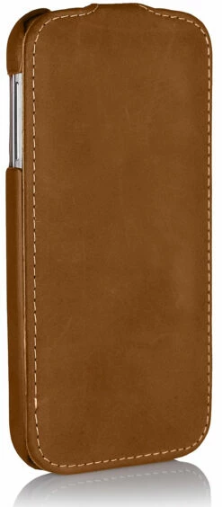StilGut - UltraSlim Case Für Samsung Galaxy S4 I9500 & I9505 Old Style -StilGut Verkaufs-Shop ledertasche samsung s4 braun 04