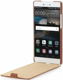 StilGut - Handyhülle Für Huawei P8 "UltraSlim" Aus Leder -StilGut Verkaufs-Shop p8 case us cog 03