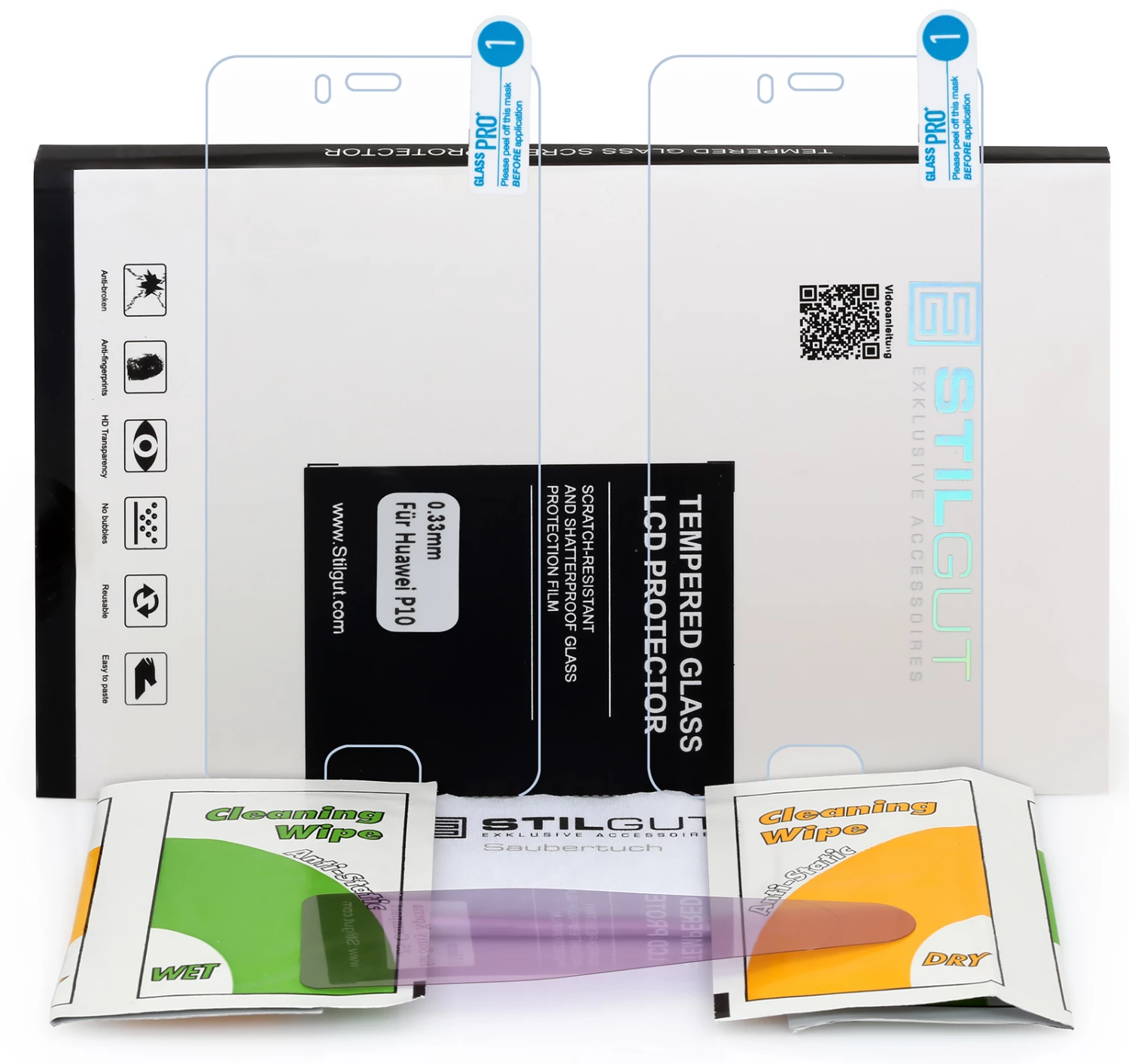 StilGut - Panzerglas Huawei P10 (2er Pack) 13 StilGut - Panzerglas Huawei P10 (2er Pack) – Bild 11
