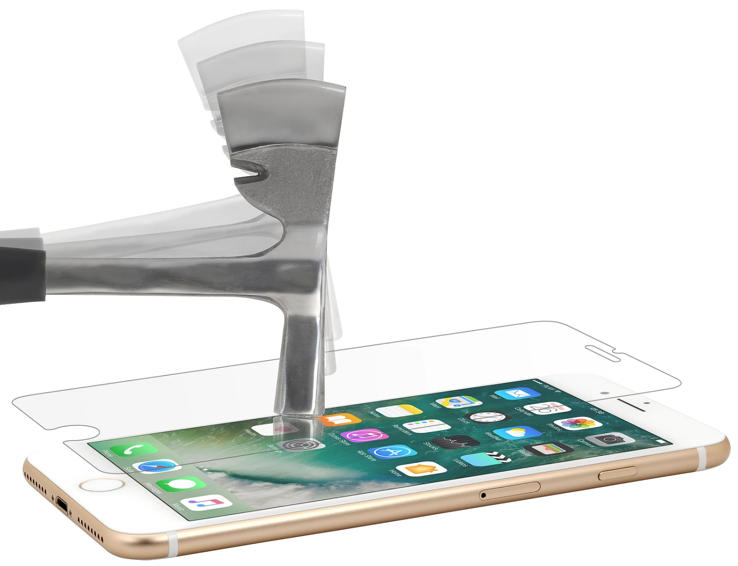 StilGut - Panzerglas IPhone 8 Plus (2er Pack) 4 StilGut - Panzerglas IPhone 8 Plus (2er Pack) – Bild 2