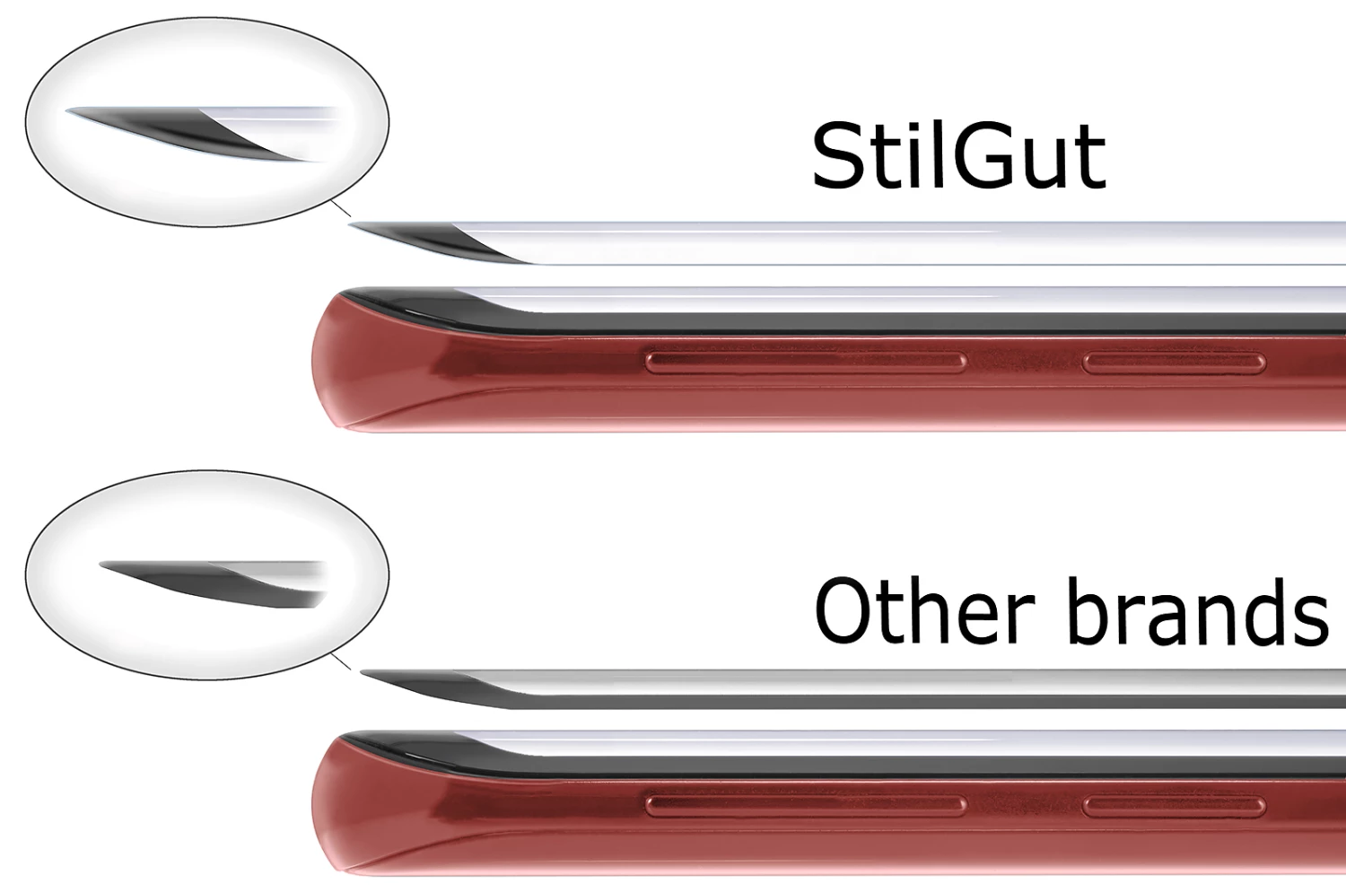 StilGut - Panzerglas Samsung Galaxy S9+ 6 StilGut - Panzerglas Samsung Galaxy S9+ – Bild 4