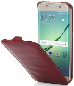 StilGut - Handyhülle Für Galaxy S6 Edge "UltraSlim" Aus Leder 32 StilGut - Handyhülle Für Galaxy S6 Edge "UltraSlim" Aus Leder -StilGut Verkaufs-Shop s6 edge cover us lv 01