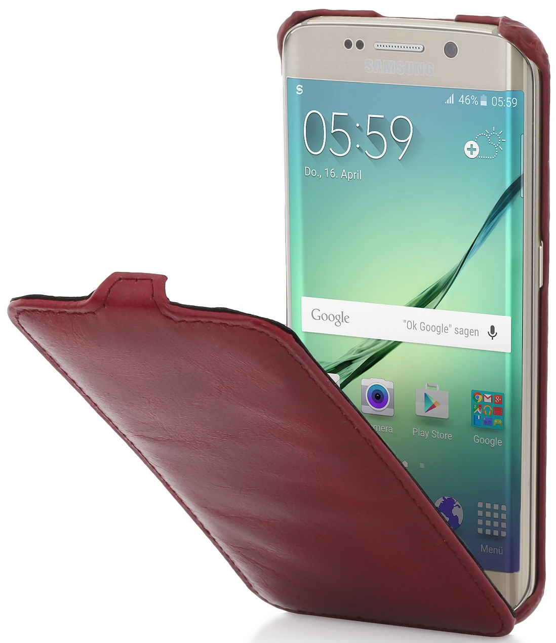 StilGut - Handyhülle Für Galaxy S6 Edge "UltraSlim" Aus Leder 17 StilGut - Handyhülle Für Galaxy S6 Edge "UltraSlim" Aus Leder – Bild 15