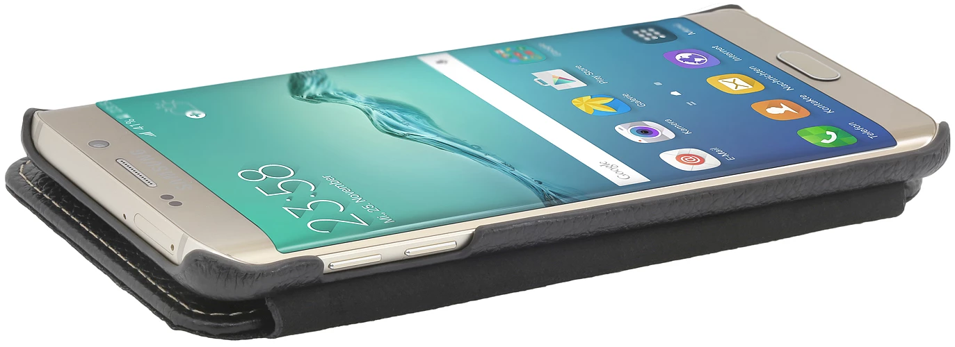 StilGut - Handyhülle Für Galaxy S6 Edge+ Book Type Mit Clip 11 StilGut - Handyhülle Für Galaxy S6 Edge+ Book Type Mit Clip – Bild 9