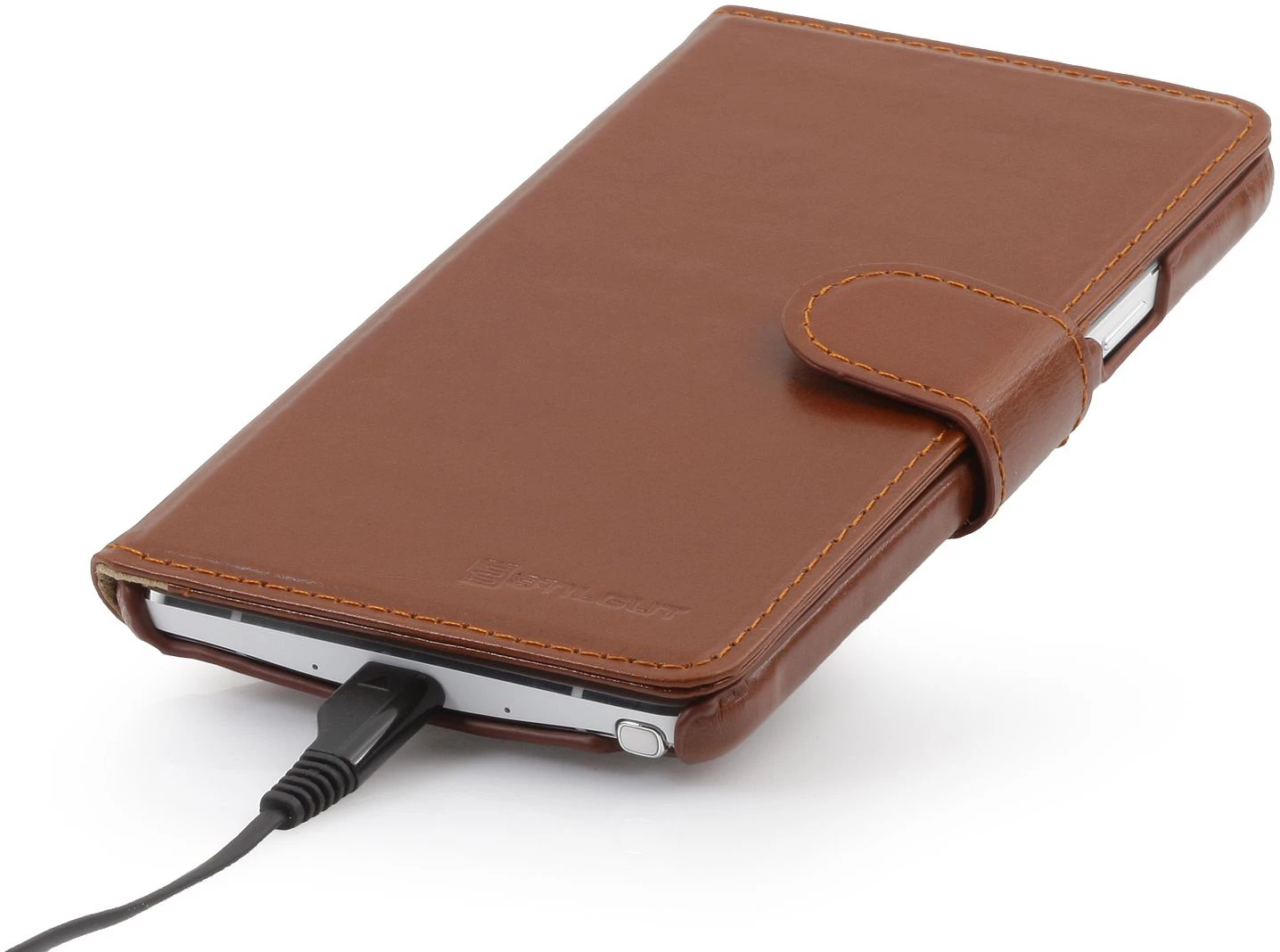 StilGut - Handyhülle Für Samsung Galaxy Note 4 "Talis" Aus Leder 7 StilGut - Handyhülle Für Samsung Galaxy Note 4 "Talis" Aus Leder – Bild 5