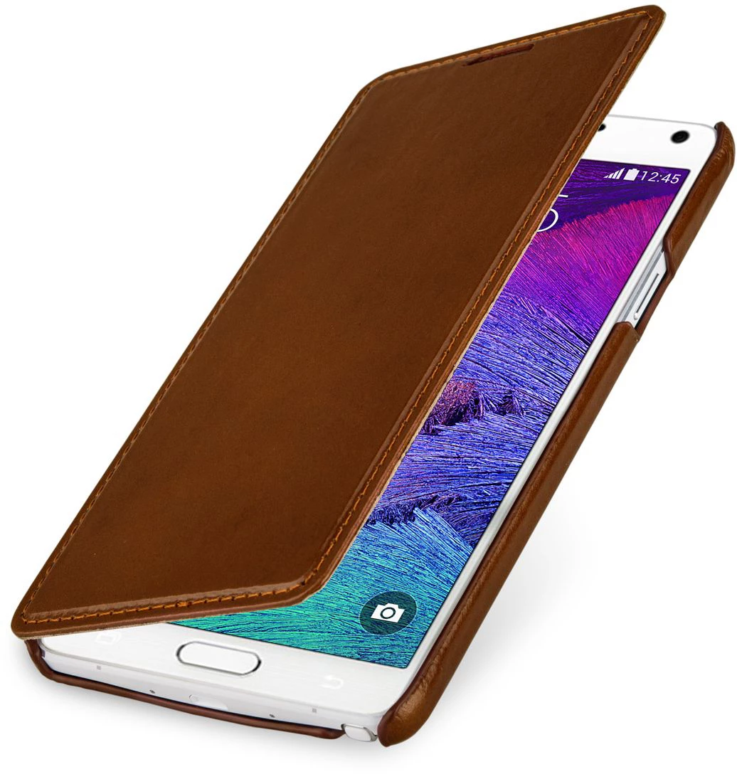StilGut - Handyhülle Für Galaxy Note 4 "Book Type" Aus Leder 10 StilGut - Handyhülle Für Galaxy Note 4 "Book Type" Aus Leder – Bild 8