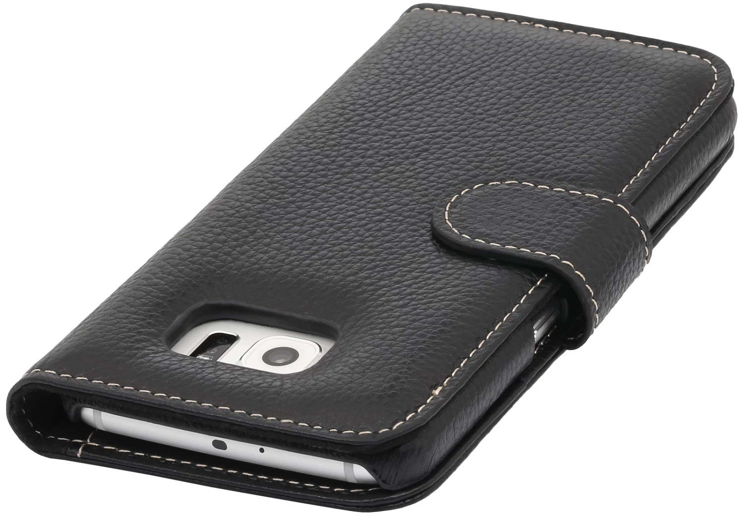 StilGut - Samsung Galaxy S6 Hülle Talis Mit Kreditkartenfach Aus Leder 6 StilGut - Samsung Galaxy S6 Hülle Talis Mit Kreditkartenfach Aus Leder – Bild 4