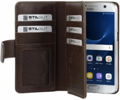 StilGut - Samsung Galaxy S7 Hülle Talis XL Mit Kreditkartenfach -StilGut Verkaufs-Shop samsung galaxy s7 stilgut talis kaffee 01