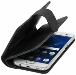 StilGut - Samsung Galaxy S7 Hülle Talis XL Mit Kreditkartenfach -StilGut Verkaufs-Shop samsung galaxy s7 stilgut talis xl schwarz 04