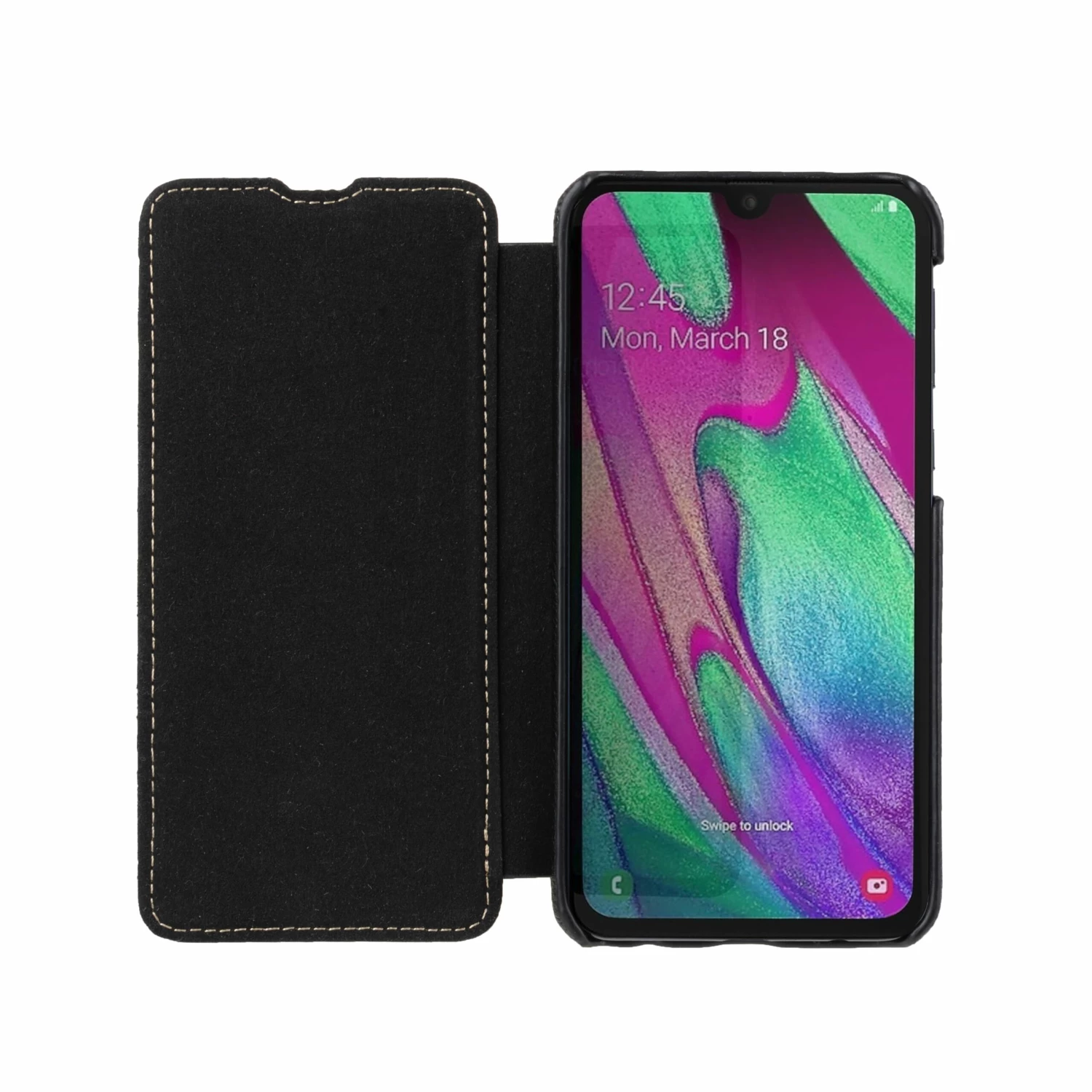 StilGut - Samsung Galaxy A40 Case Book Type 7 StilGut - Samsung Galaxy A40 Case Book Type – Bild 5
