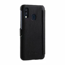 StilGut - Samsung Galaxy A40 Tasche Book Type Mit Clip -StilGut Verkaufs-Shop samsung galaxy a40 book case clip black m 04