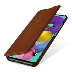 StilGut - Samsung Galaxy A51 Case Book Type -StilGut Verkaufs-Shop samsung galaxy a51 book case brown td 01