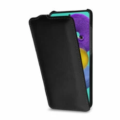StilGut - Samsung Galaxy A51 Hülle UltraSlim -StilGut Verkaufs-Shop samsung galaxy a51 flip case ultraslim black nappa td 01