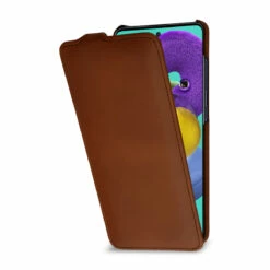 StilGut - Samsung Galaxy A51 Hülle UltraSlim -StilGut Verkaufs-Shop samsung galaxy a51 flip case ultraslim brown td 01
