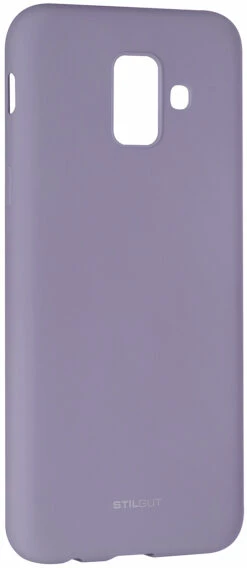 StilGut - Samsung Galaxy A6 (2018) Liquid Silicone Case -StilGut Verkaufs-Shop samsung galaxy a6 2018 cover liquid silicone violett 1