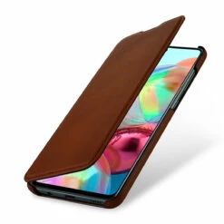 StilGut - Samsung Galaxy A71 Case Book Type -StilGut Verkaufs-Shop samsung galaxy a71 book case brown td 01
