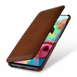 StilGut - Samsung Galaxy A71 Tasche Book Type Mit Clip -StilGut Verkaufs-Shop samsung galaxy a71 book case clip brown td 01