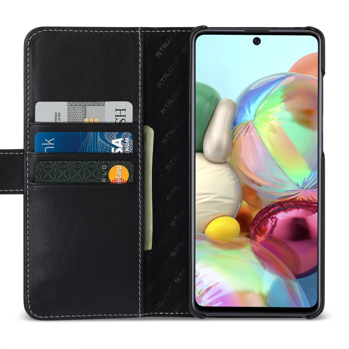 StilGut - Samsung Galaxy A71 Flip Cover Talis Mit Kartenfach 9 StilGut - Samsung Galaxy A71 Flip Cover Talis Mit Kartenfach – Bild 7