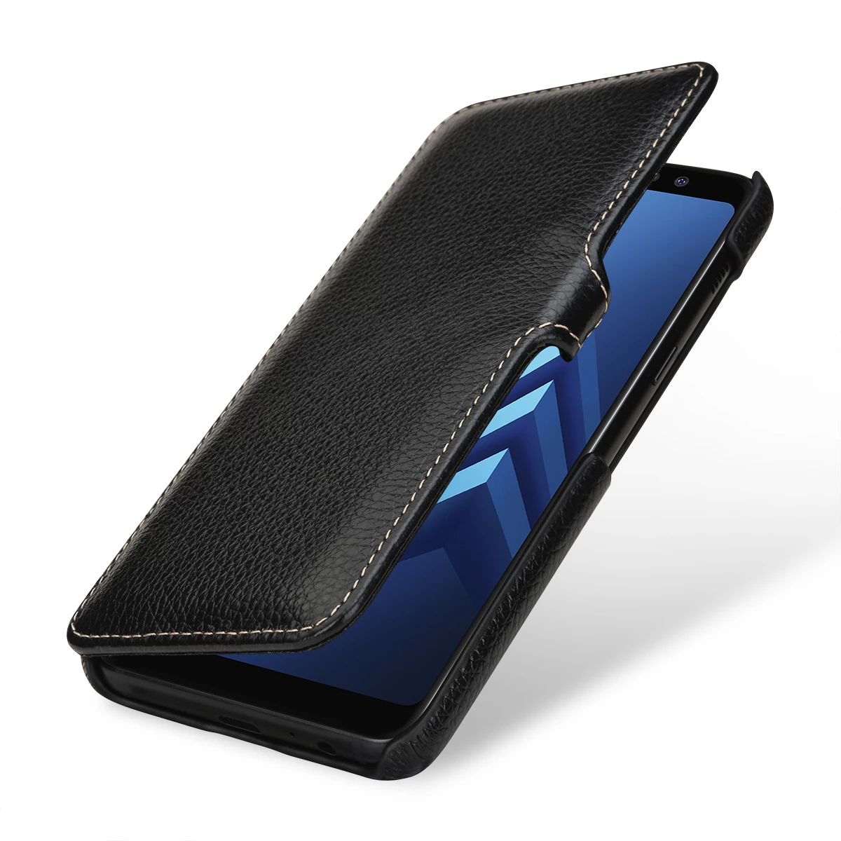 StilGut - Samsung Galaxy A8 (2018) Tasche Book Type Mit Clip 3 StilGut - Samsung Galaxy A8 (2018) Tasche Book Type Mit Clip