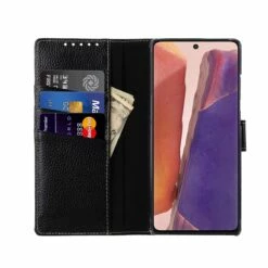 StilGut - Samsung Galaxy Note 20 Flip Cover Talis Mit Kartenfach -StilGut Verkaufs-Shop samsung galaxy note 20 wallet case talis black m 01 1
