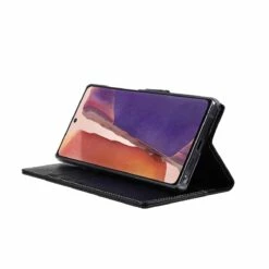 StilGut - Samsung Galaxy Note 20 Flip Cover Talis Mit Kartenfach -StilGut Verkaufs-Shop samsung galaxy note 20 wallet case talis black m 04