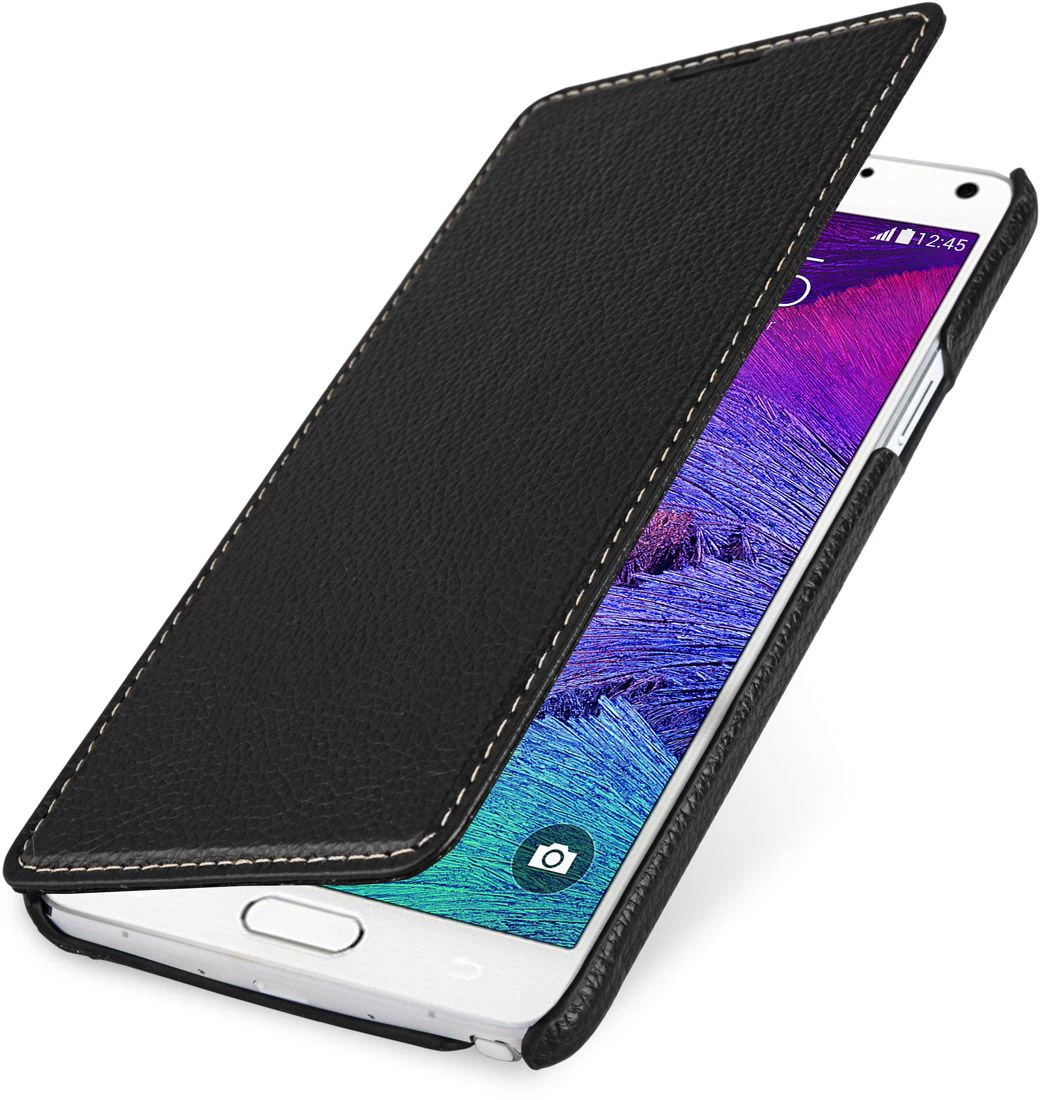 StilGut - Handyhülle Für Galaxy Note 4 "Book Type" Aus Leder 9 StilGut - Handyhülle Für Galaxy Note 4 "Book Type" Aus Leder – Bild 7