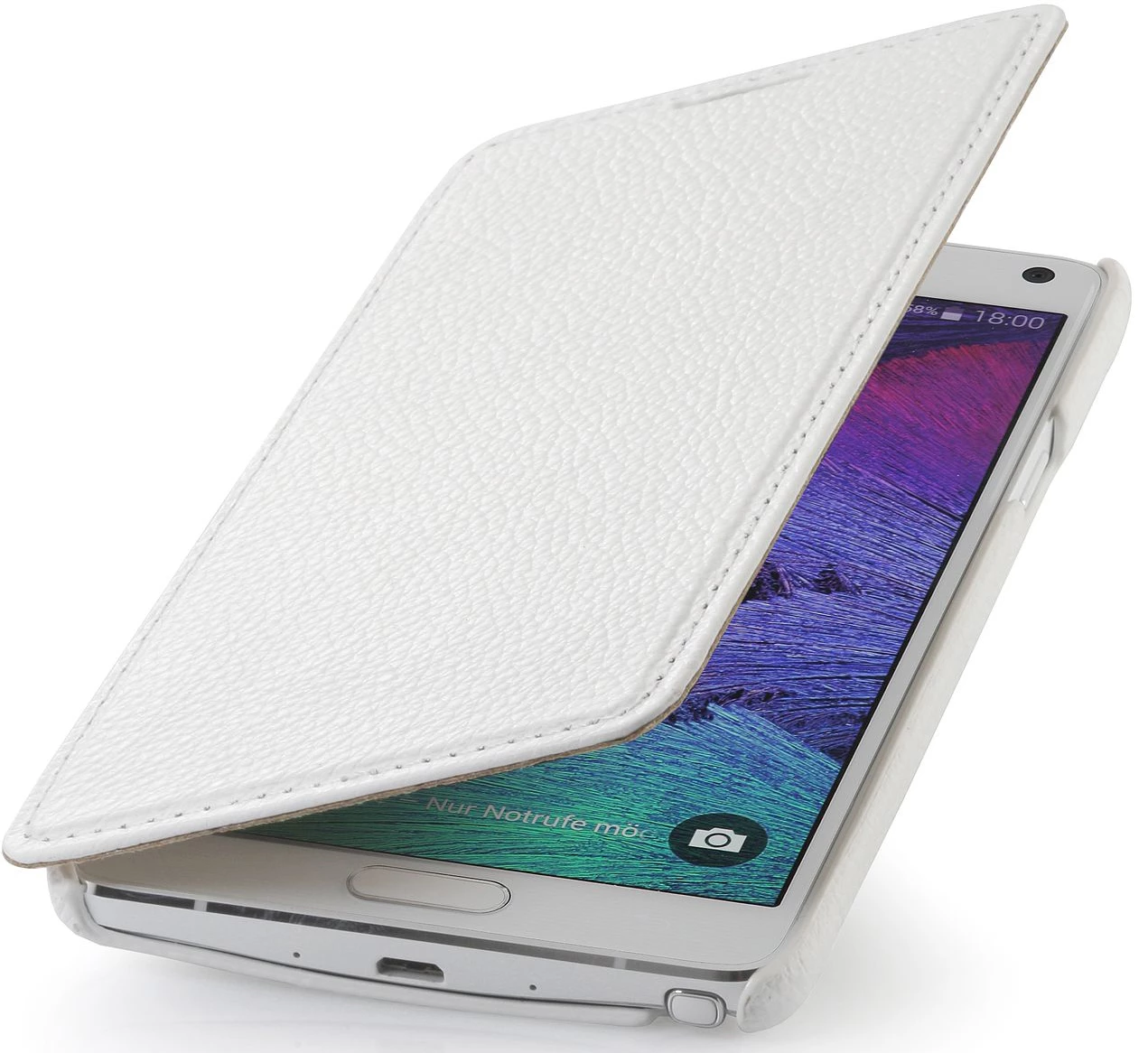 StilGut - Handyhülle Für Galaxy Note 4 "Book Type" Aus Leder 12 StilGut - Handyhülle Für Galaxy Note 4 "Book Type" Aus Leder – Bild 10