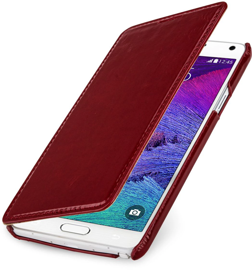 StilGut - Handyhülle Für Galaxy Note 4 "Book Type" Aus Leder 13 StilGut - Handyhülle Für Galaxy Note 4 "Book Type" Aus Leder – Bild 11