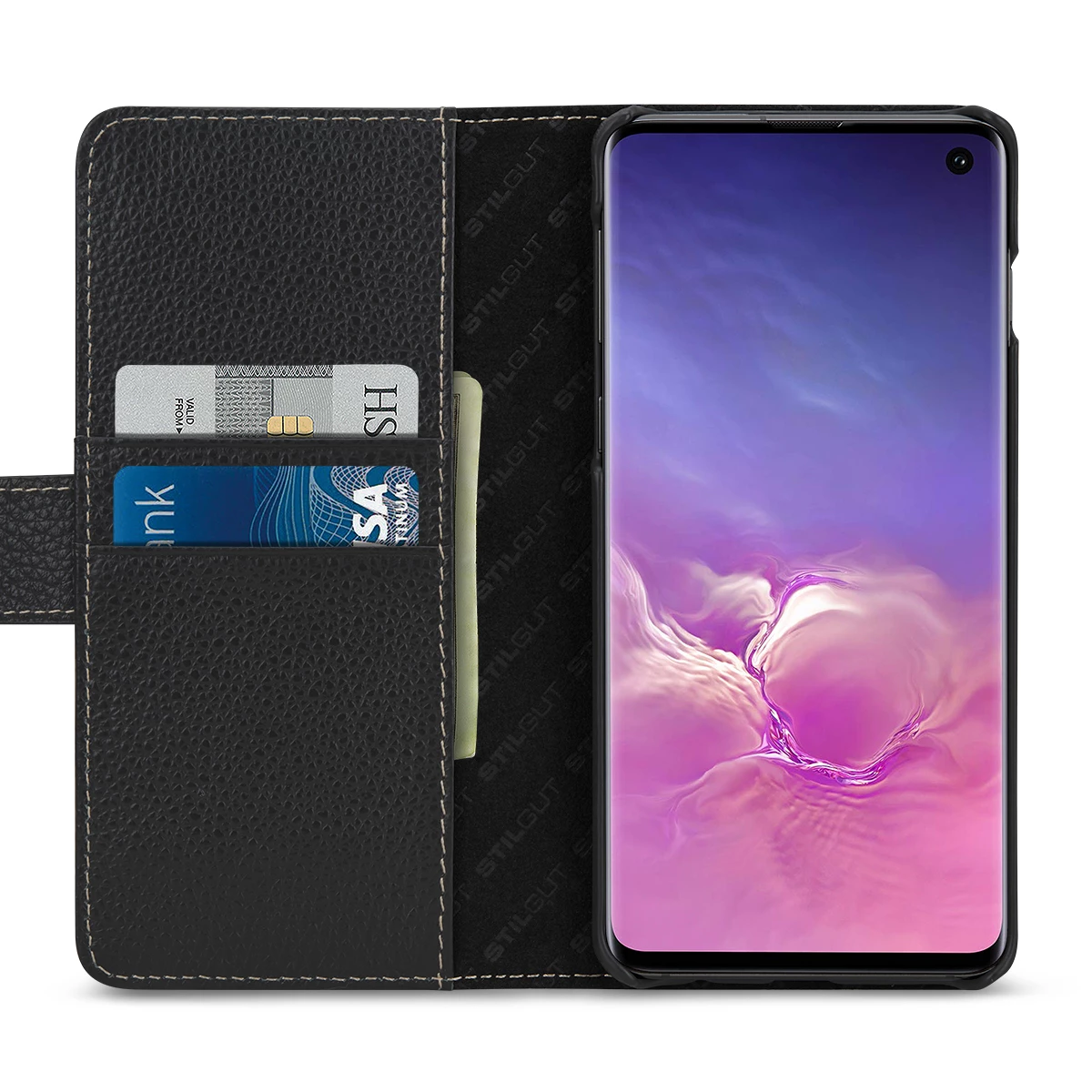 StilGut - Samsung Galaxy S10 Hülle Talis Mit Kartenfach 9 StilGut - Samsung Galaxy S10 Hülle Talis Mit Kartenfach – Bild 7