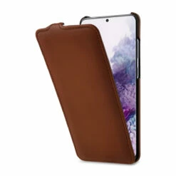 StilGut - Samsung Galaxy S20 Plus Hülle UltraSlim -StilGut Verkaufs-Shop samsung galaxy s20 plus flip case ultraslim brown td 01
