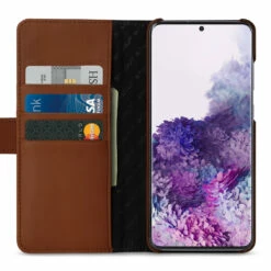 StilGut - Samsung Galaxy S20 Plus Flip Cover Talis Mit Kartenfach -StilGut Verkaufs-Shop samsung galaxy s20 plus wallet case brown td 01 1