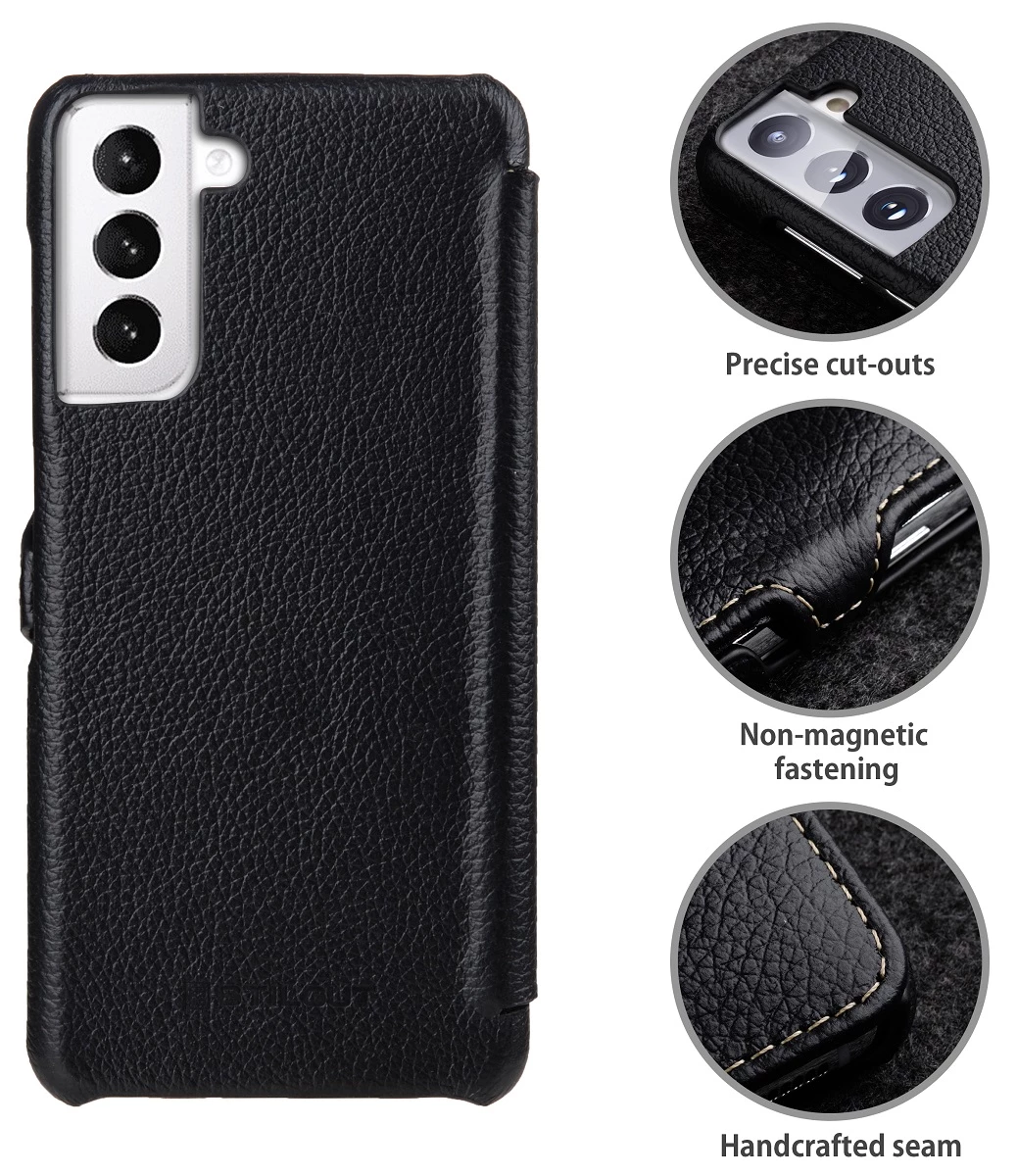 StilGut - Samsung Galaxy S21 Plus Tasche Book Type Mit Clip 4 StilGut - Samsung Galaxy S21 Plus Tasche Book Type Mit Clip – Bild 2